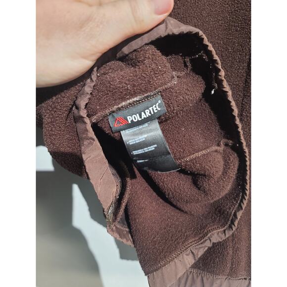 The North Face Girls Denali Full-Zip Fleece Jacket XL Brown GUC AC9Q - Picture 3 of 4